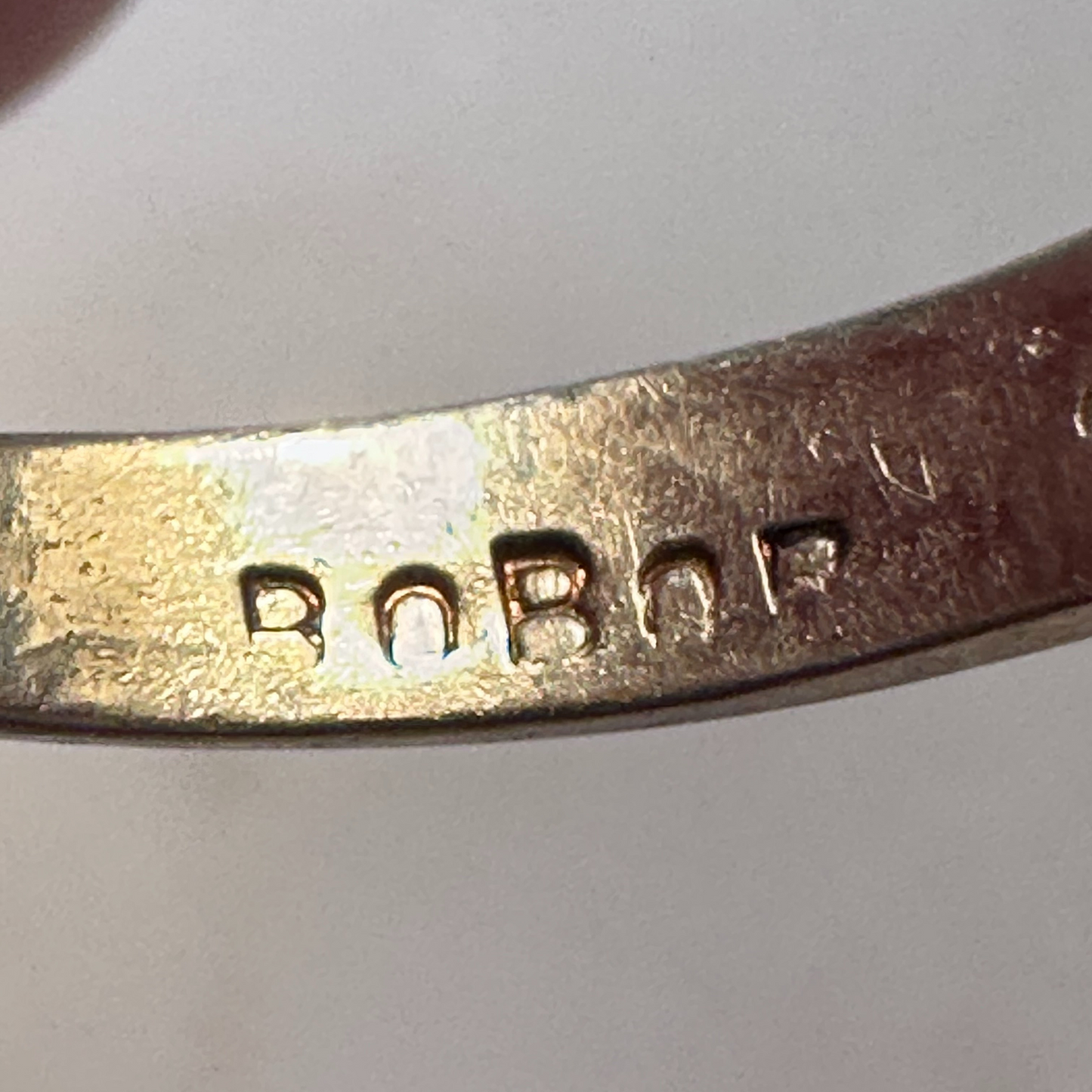 14k 40s infinity band with rubies