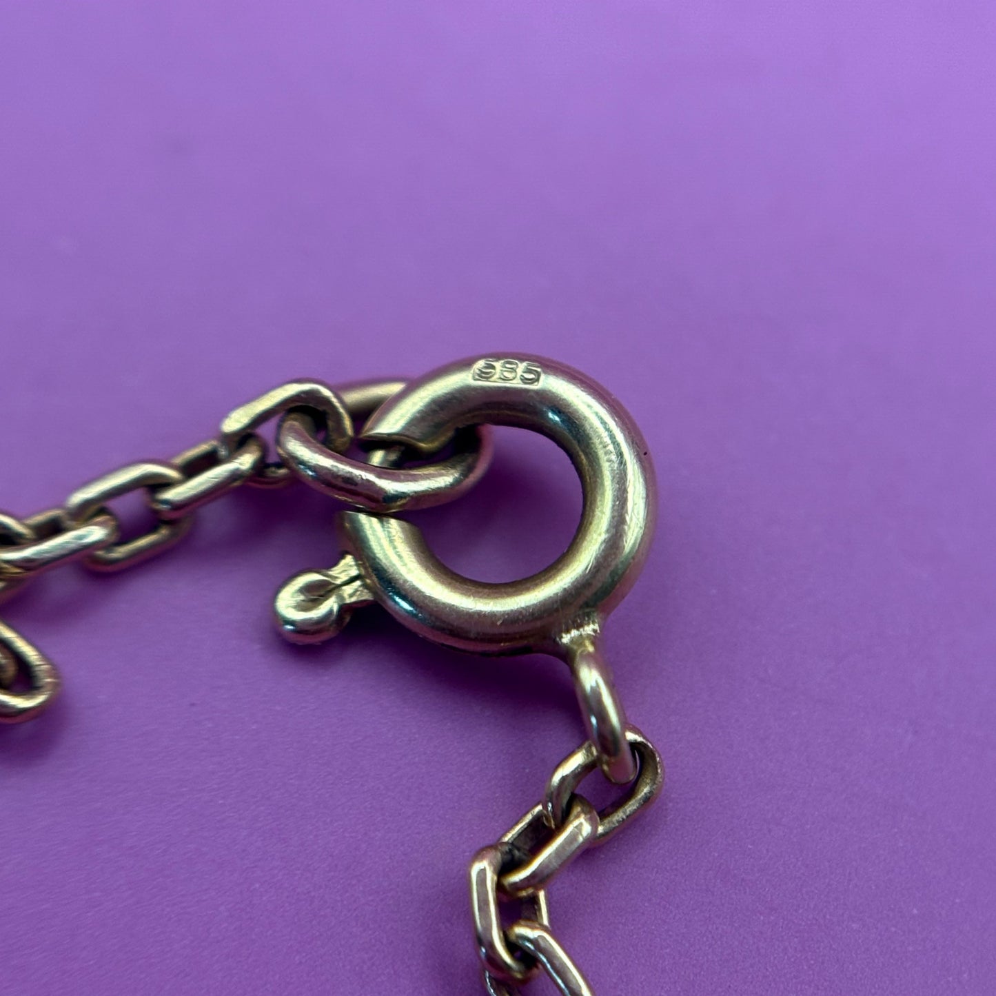 14k biker chain 21.5"