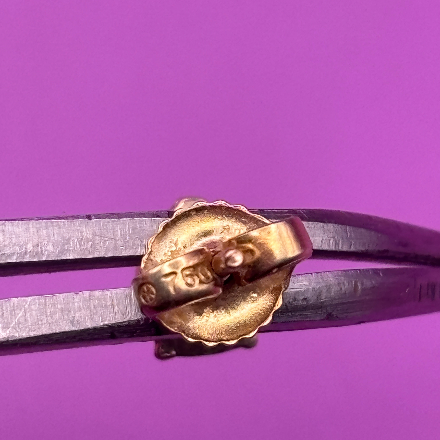 18k ladybug studs earrings