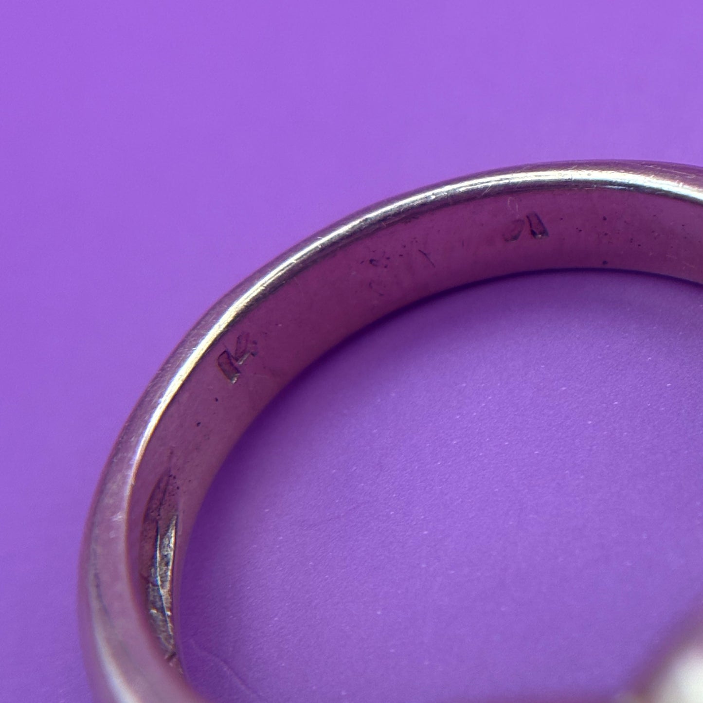 14k kissing double amethyst & citrine ring