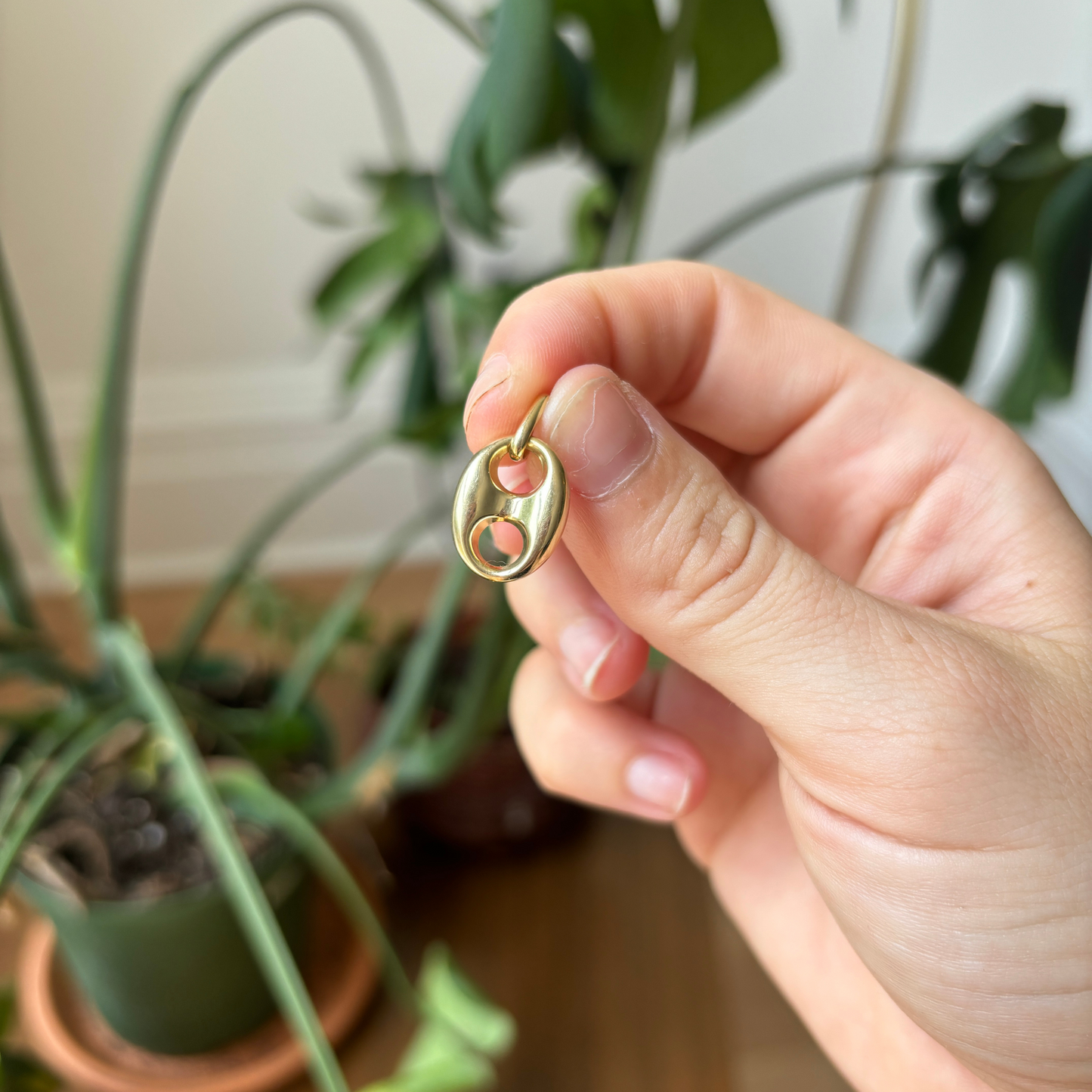 14k puffy mariner charm