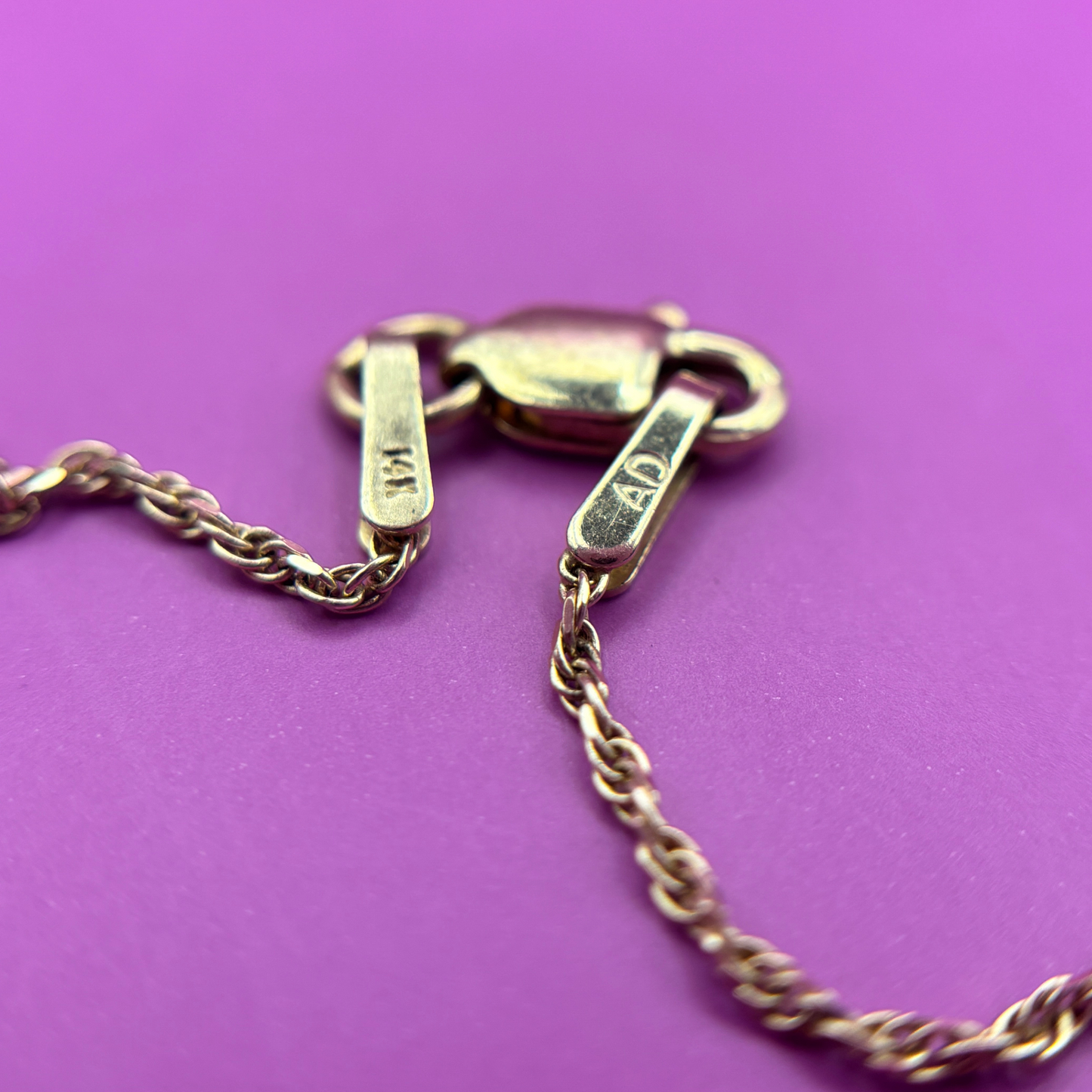 14k mini twist chain 16’’