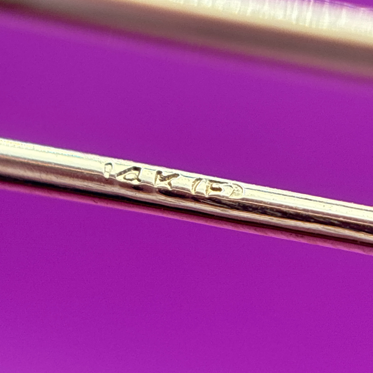 14k safety pin