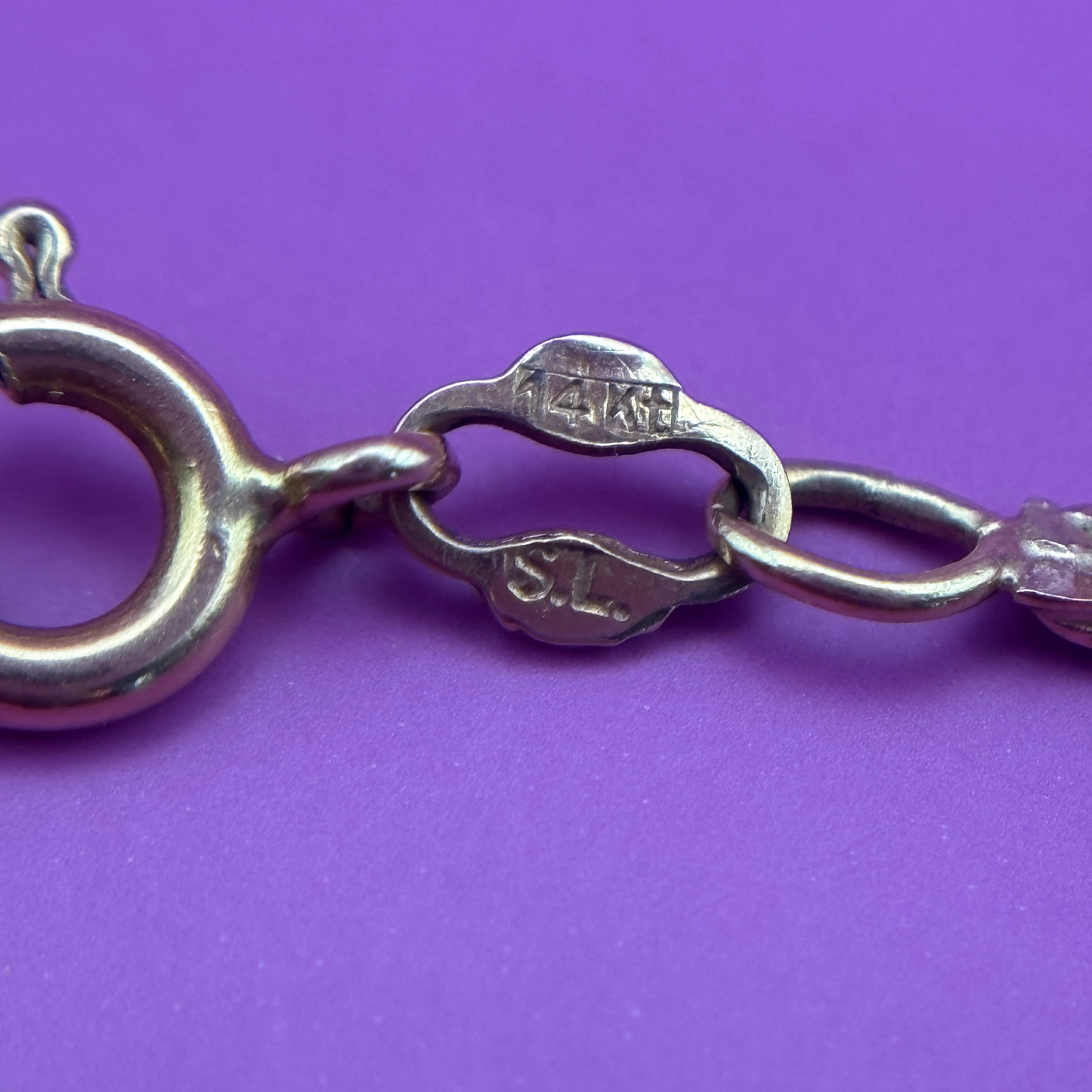 14k braid chain 18.25"