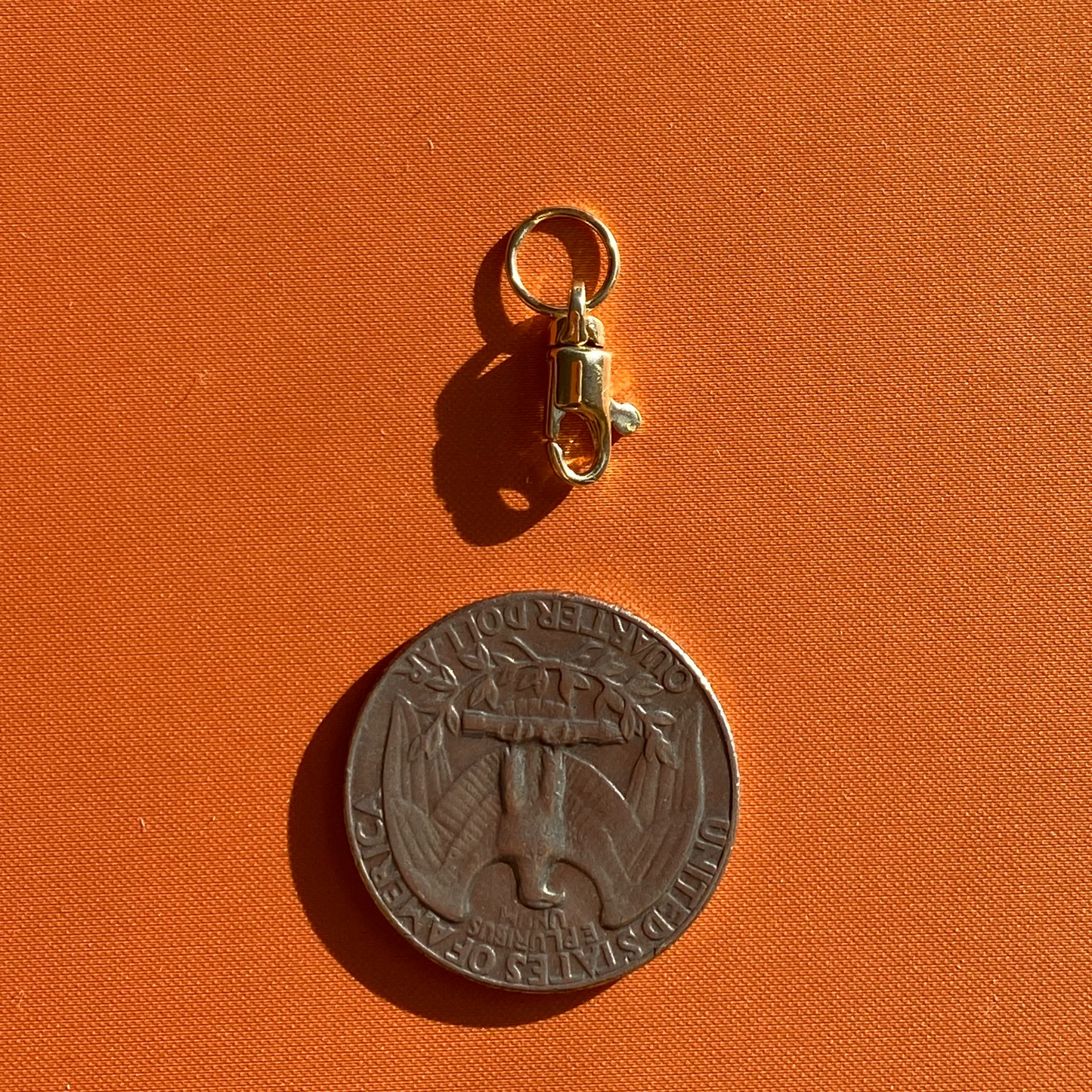 14k small swivel clasp