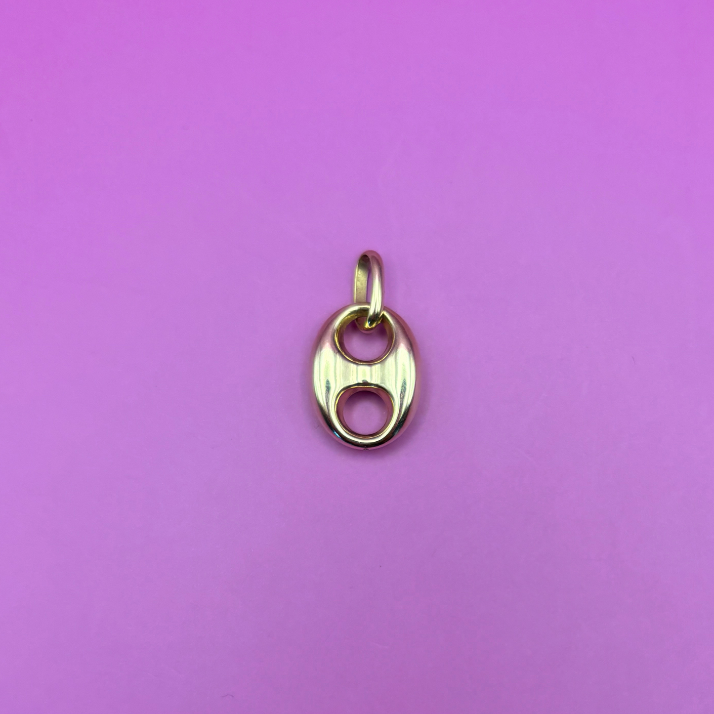 14k puffy mariner charm