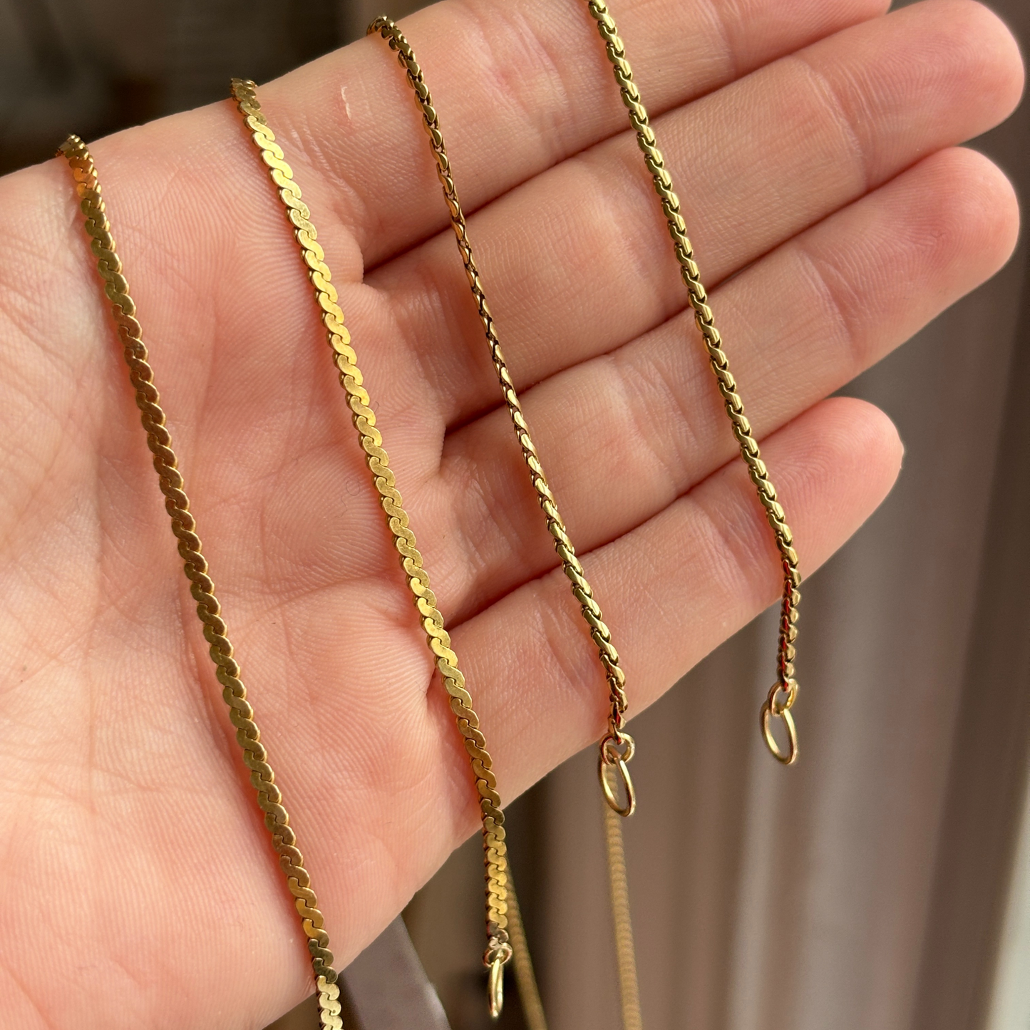 18k dimensional s sans-a-clasp 27"