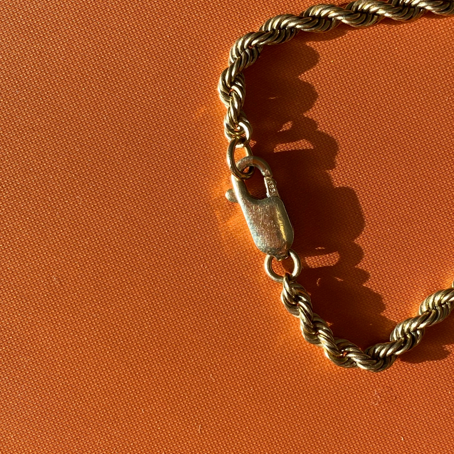 14k thick rope chain 14g 18.25" x 2.8mm LIVE