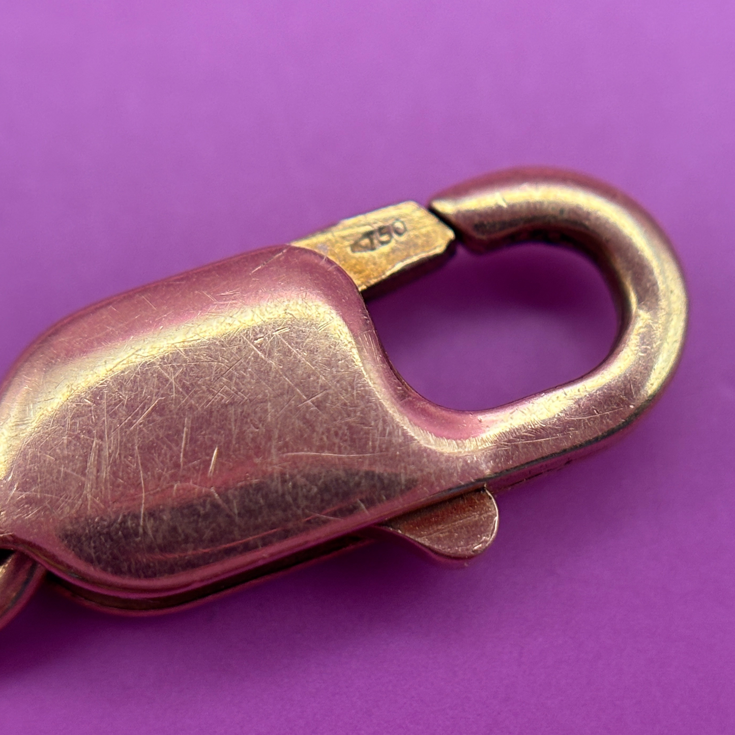 18k medium lobster clasp