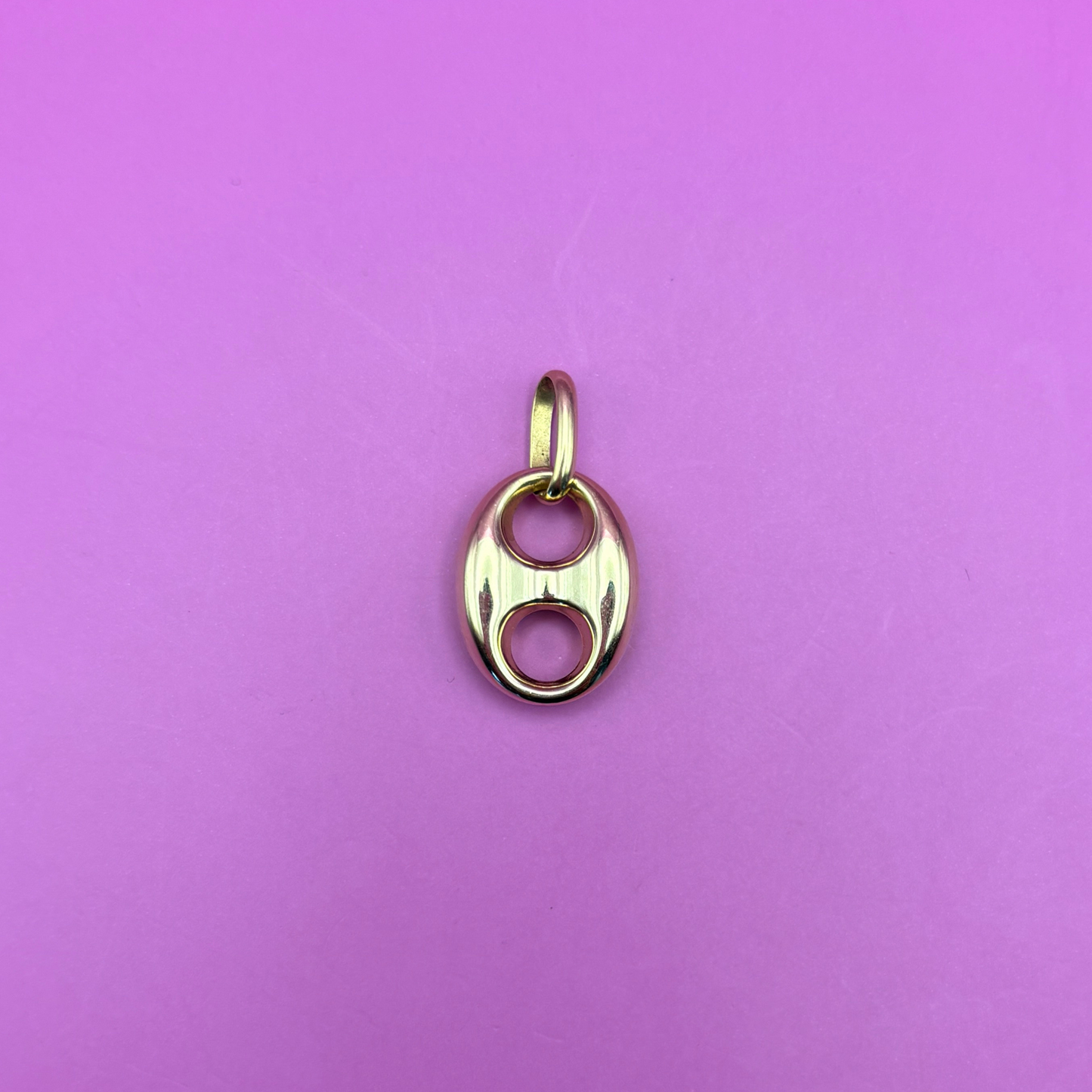 14k puffy mariner charm