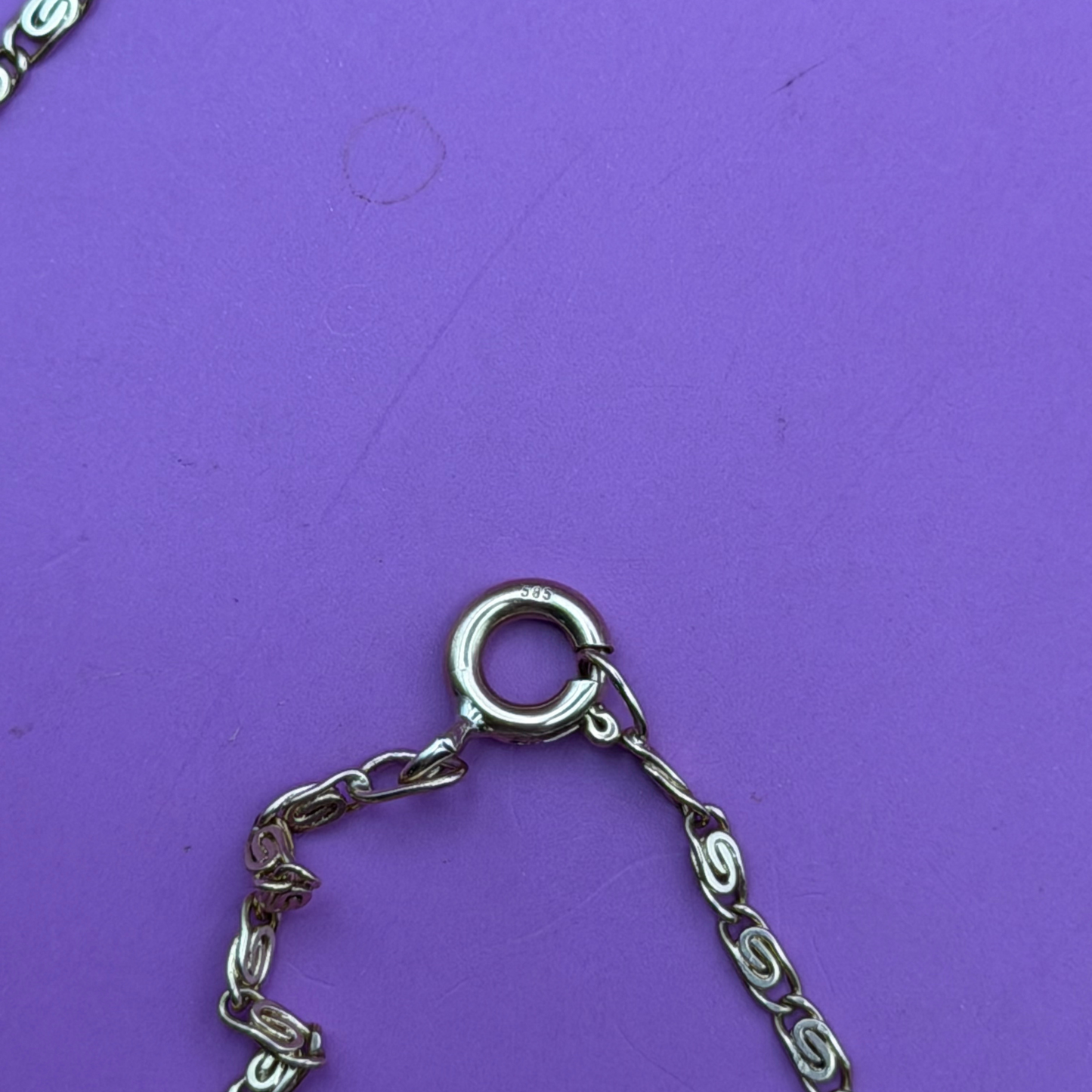 14k snail chain 20.75”