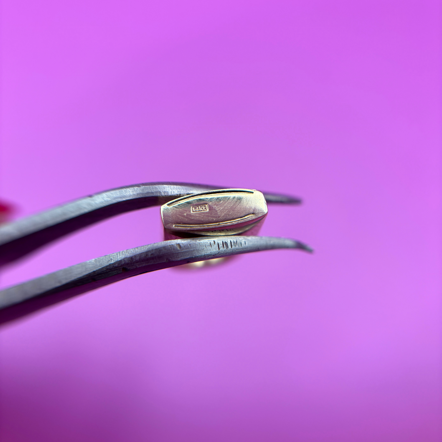 14k padlock connector