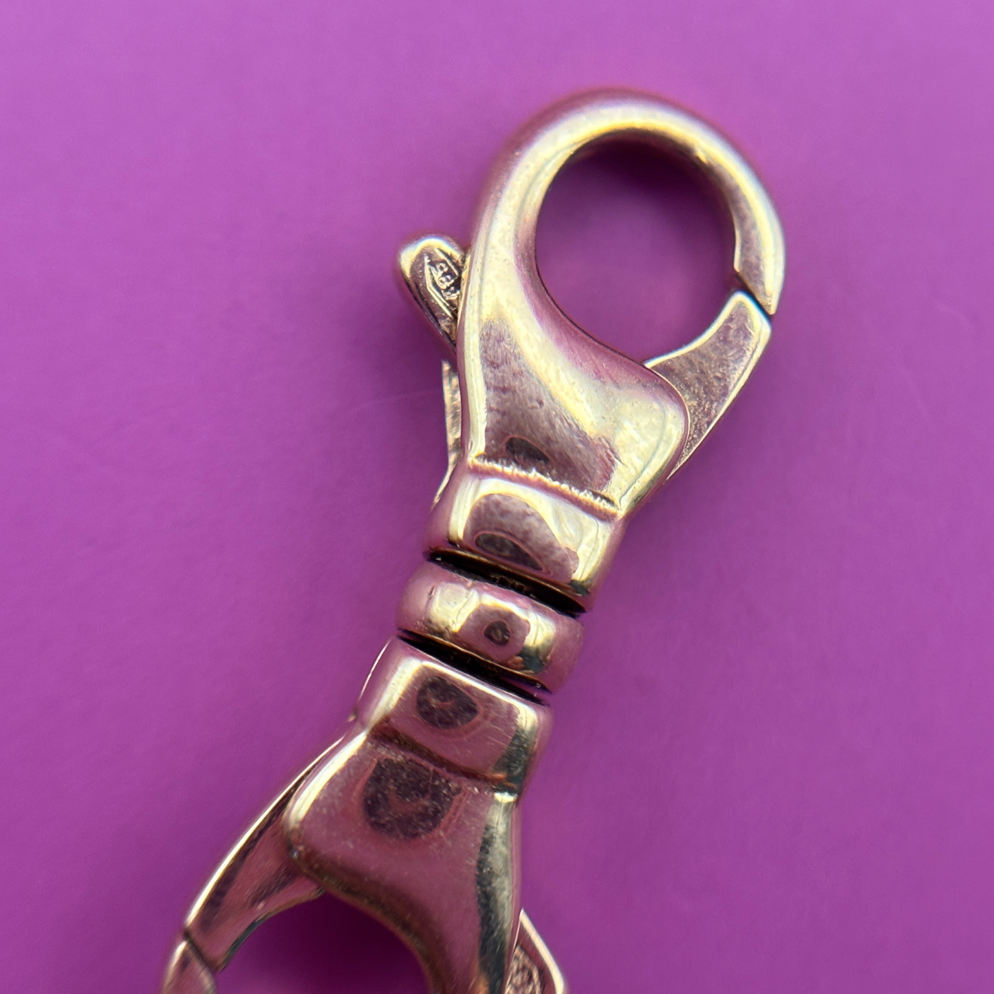 14k swivel double lobster clasp