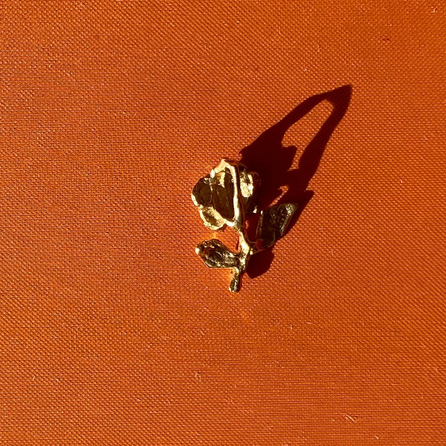 14k rose with hidden bail charm