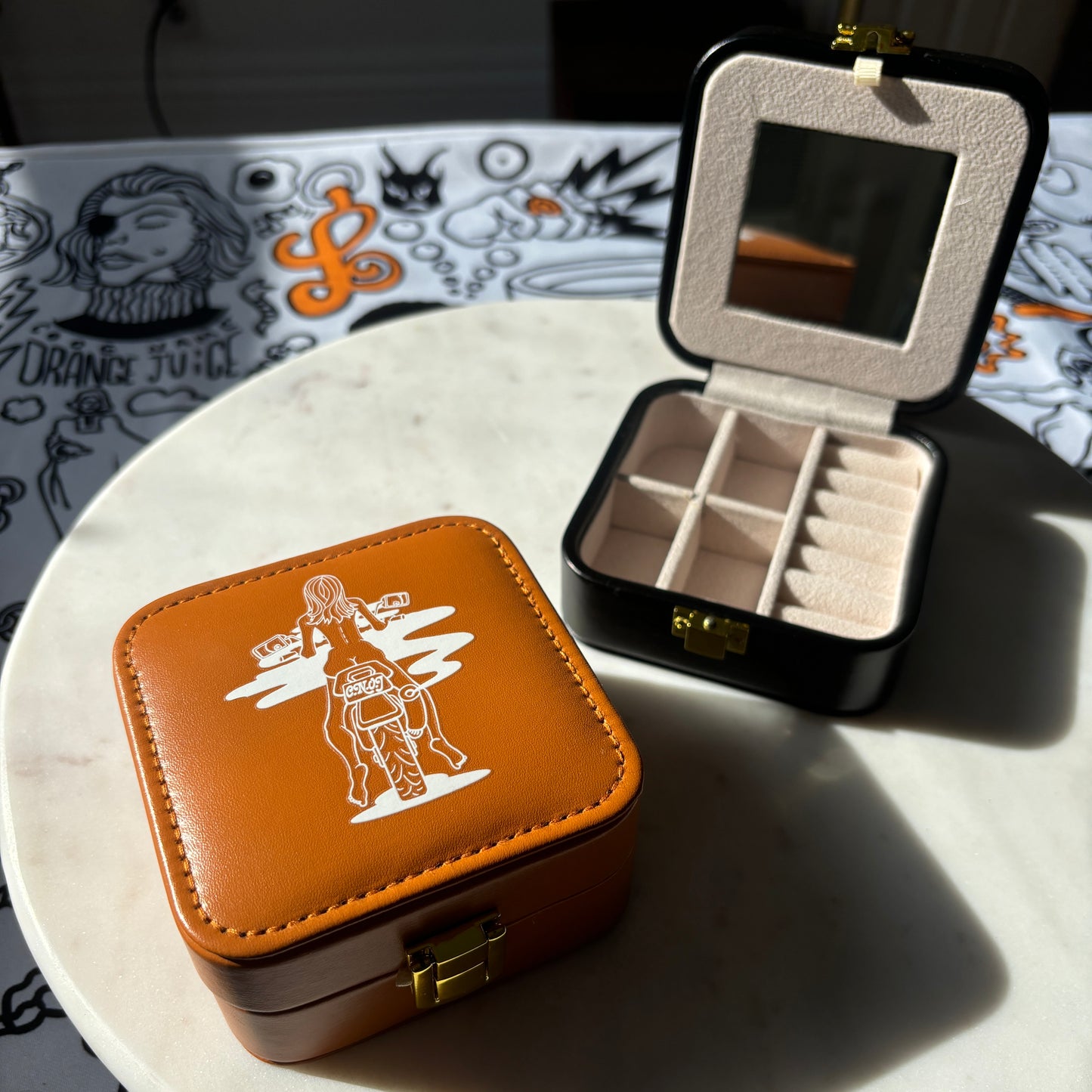 motorcycle babe jewelry organizer