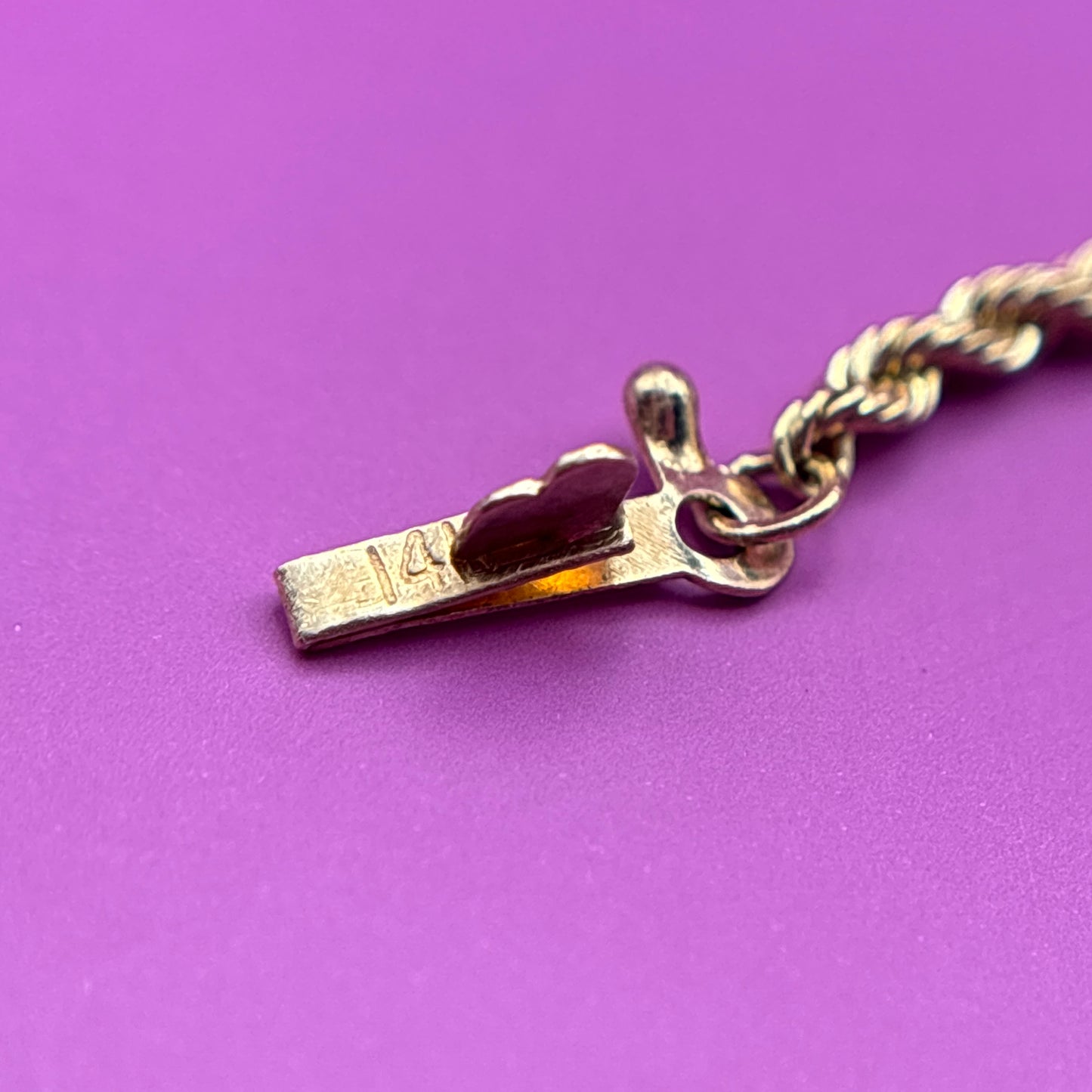 14k rope chain 22’’