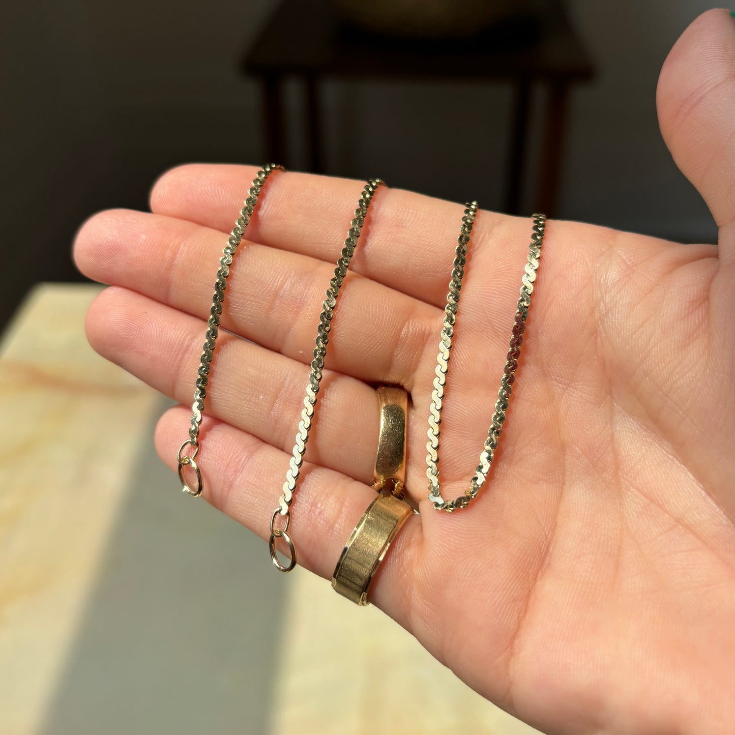 14k s sans-a-clasp 17"