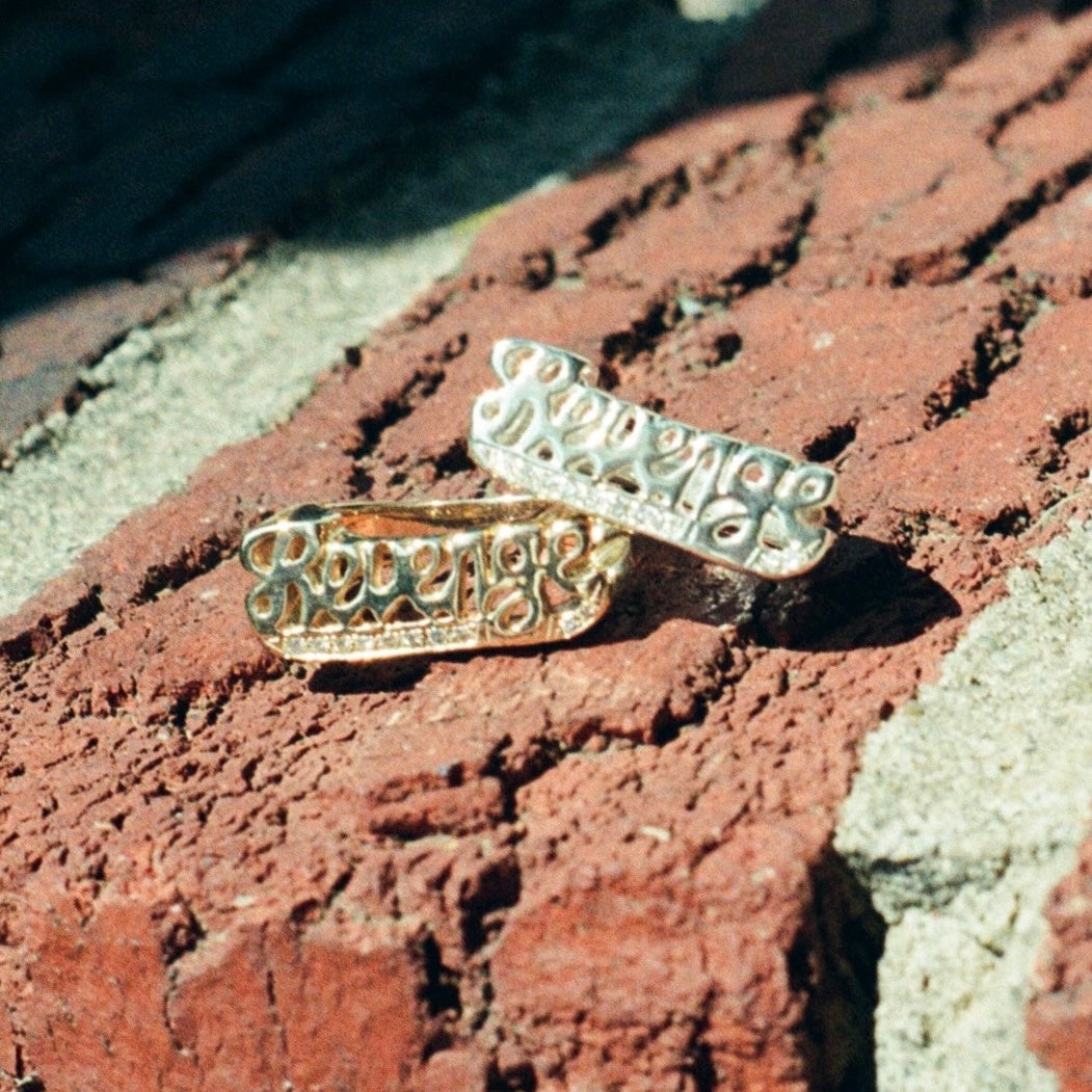CNOJ x NR revenge ring in silver