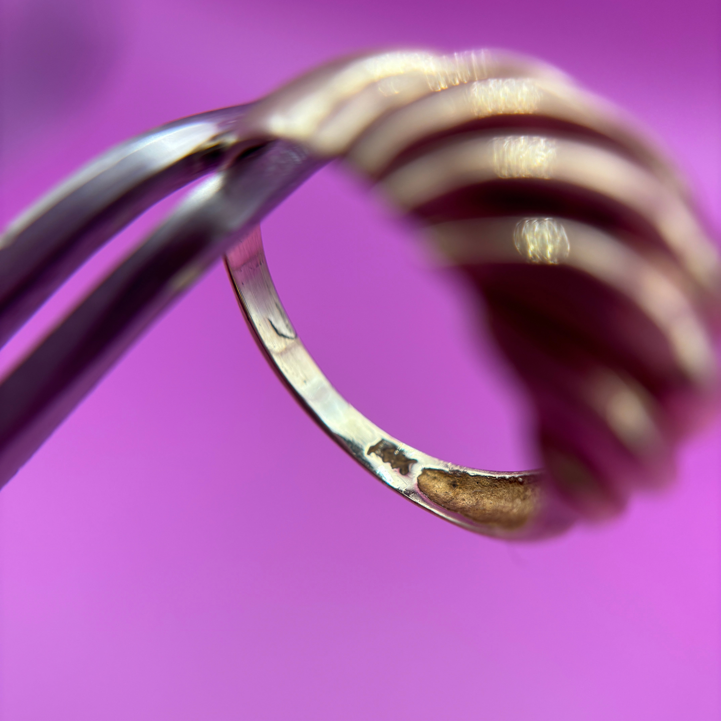 14k croissant ring