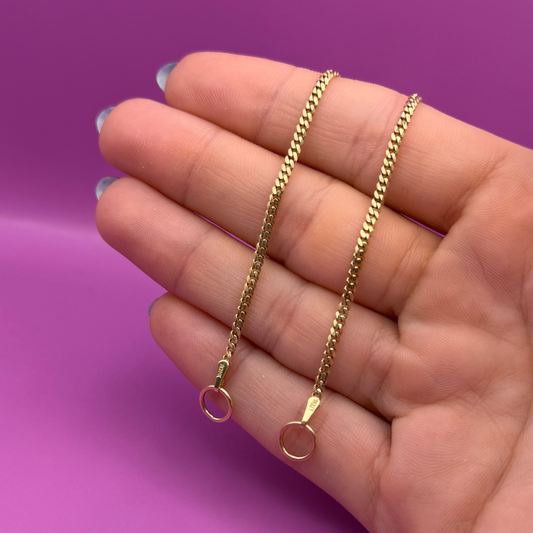 14k curb sans-a-clasp chain 20.5"