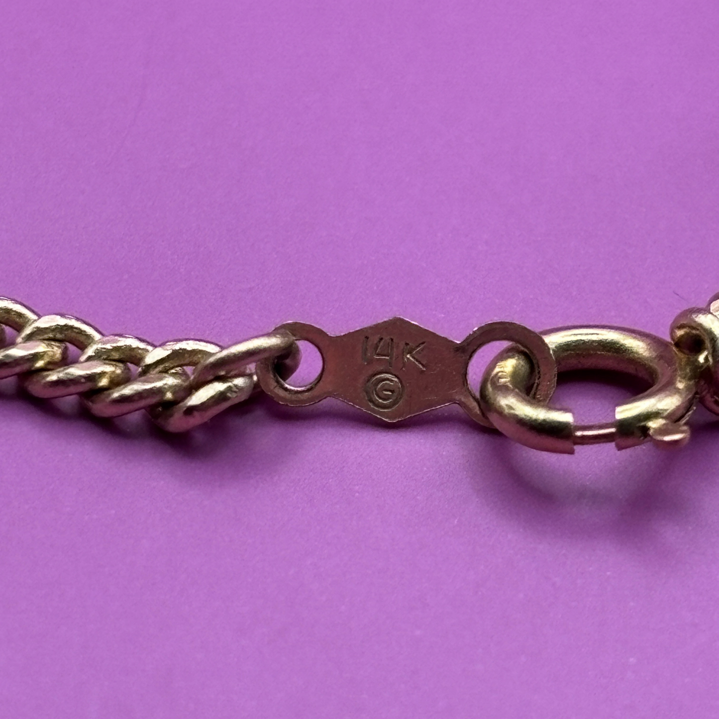 14k vintage curb chain 18’’
