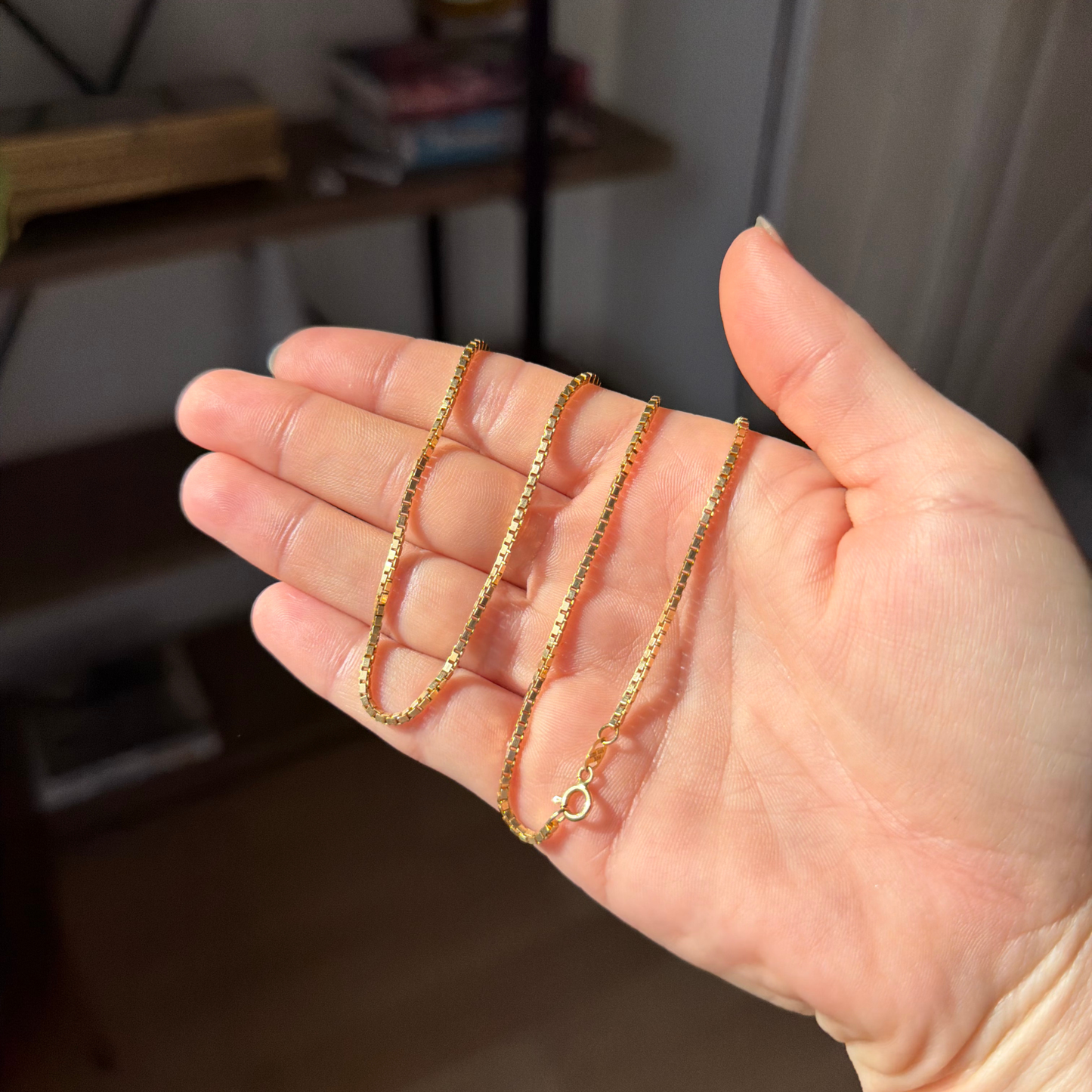 14k box chain 20’’