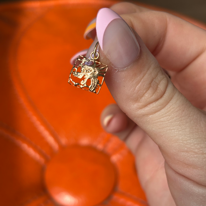 18k dragon clasp conversion charm