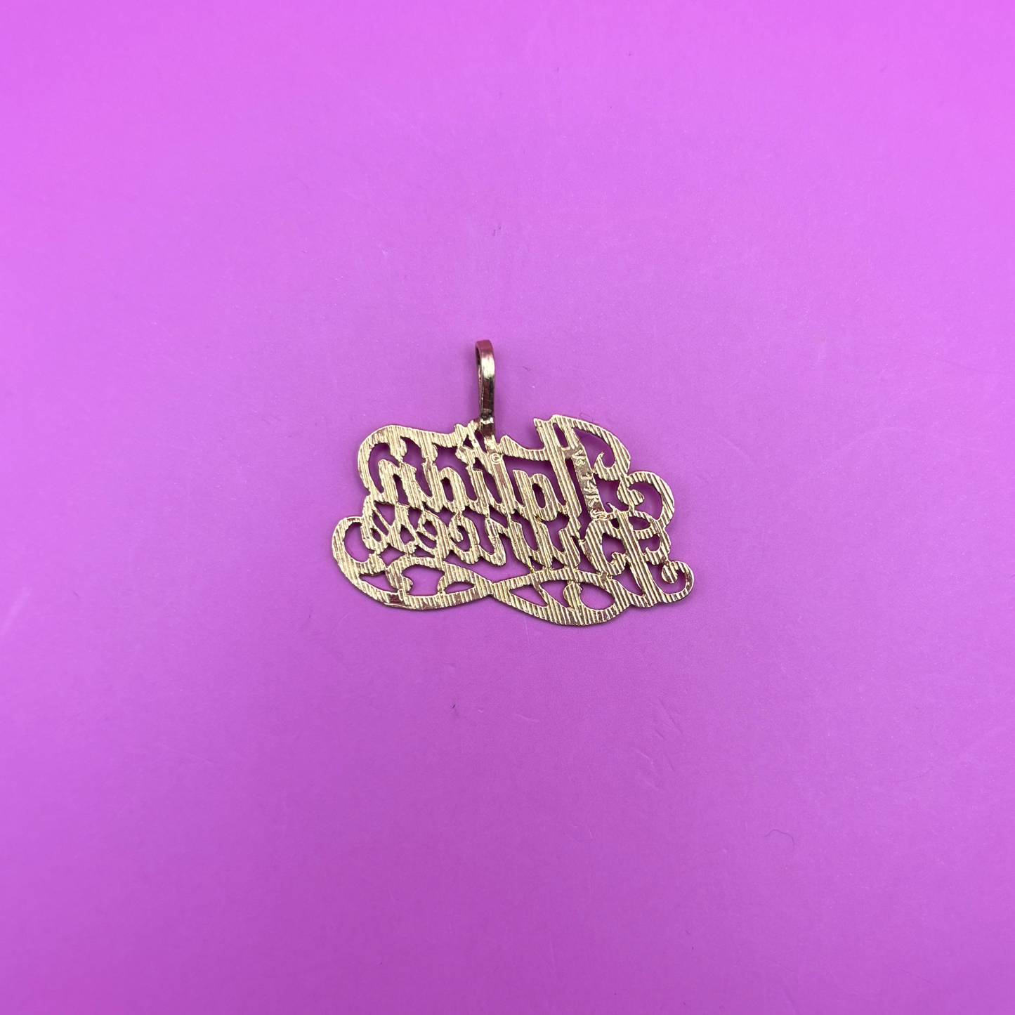 14k Italian princess charm