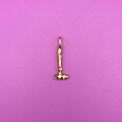 14k hammer charm