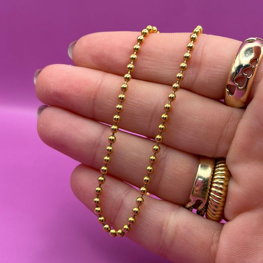 14k ball chain 16.5"