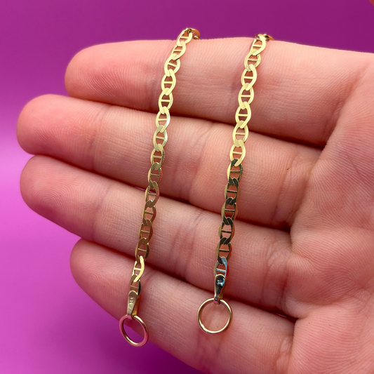 14k mariner sans-a-clasp chain 20’’