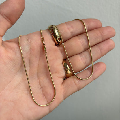 14k snake chain 16.5"