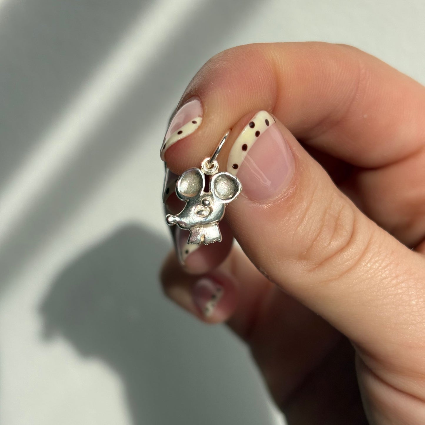 silver the rat charm