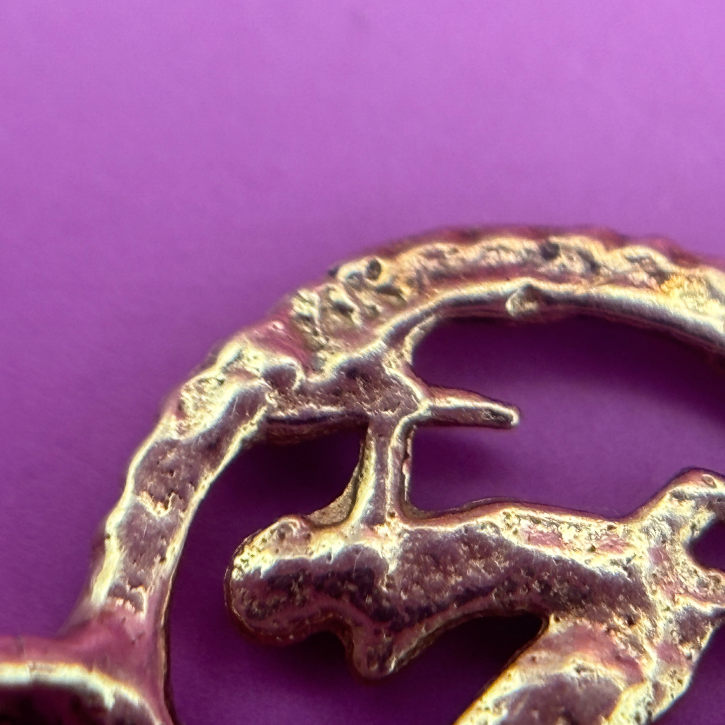 14k sagittarius mini charm