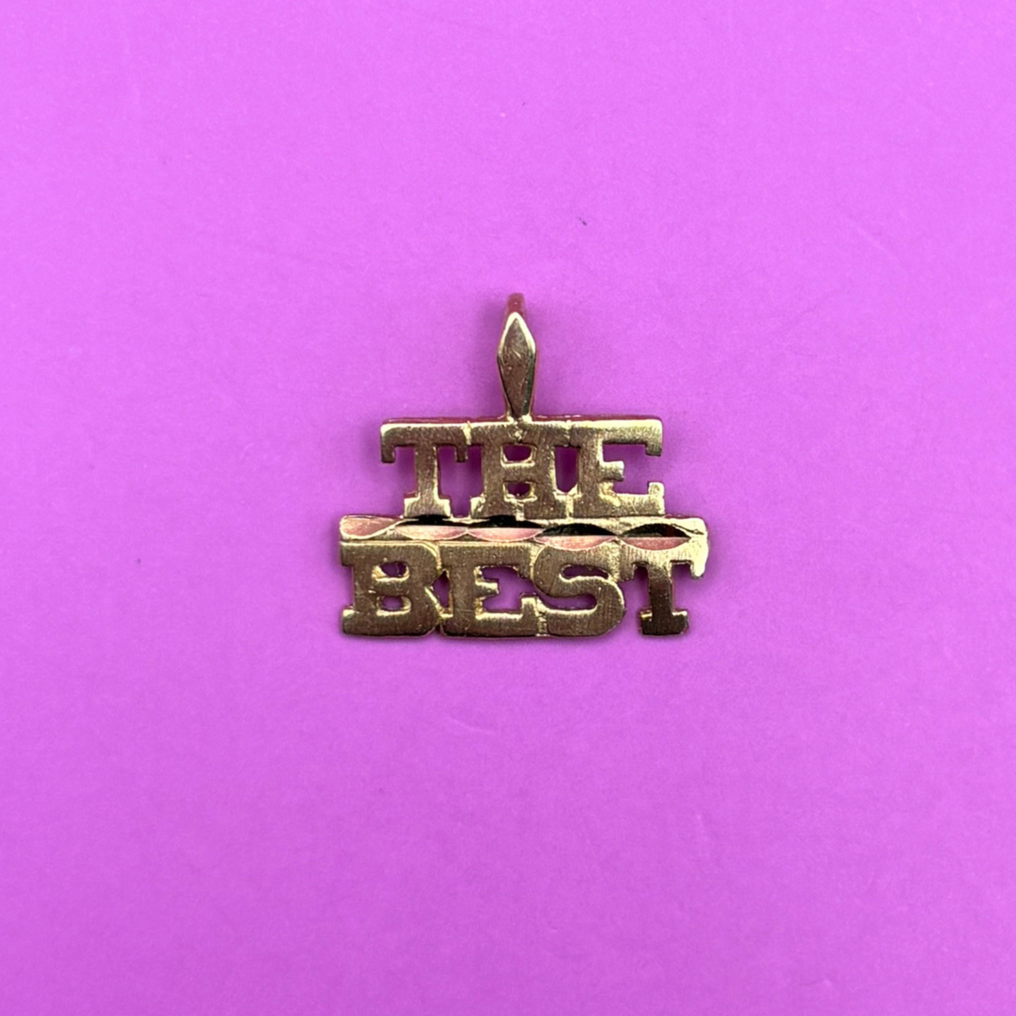 14k ‘the best’ charm by Michael Anthony