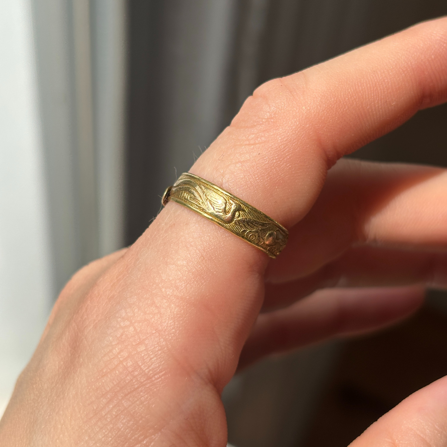 19k dragon wraparound ring