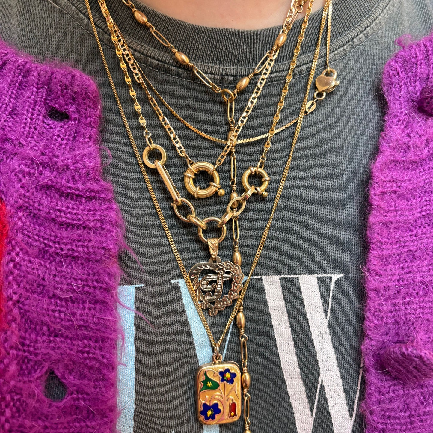 14k mariner sans-a-clasp chain 18.25"