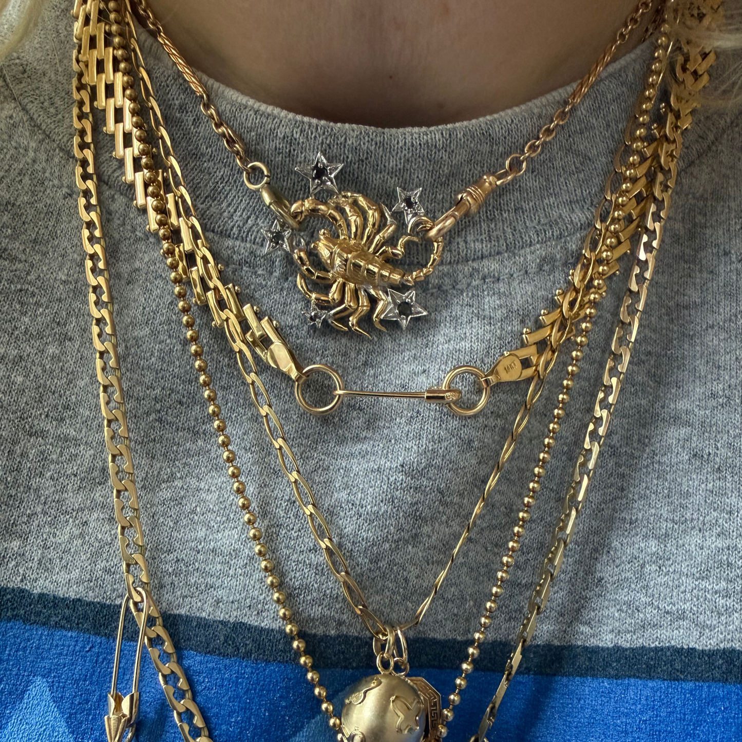 14k ball sans-a-clasp chain 20.25"