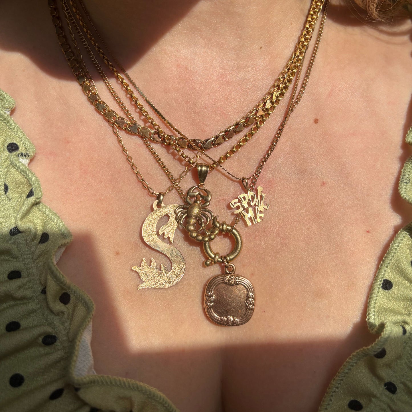 14k curb sans-a-clasp chain 19.25"