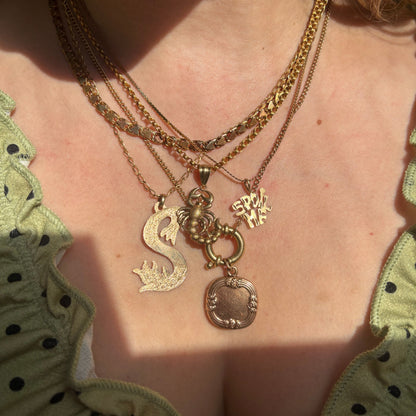 14k curb sans-a-clasp chain 19.25"