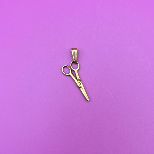 14k small scissors charm