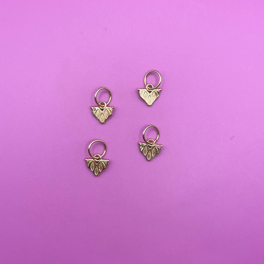 14k mini heart bracelet conversion charm