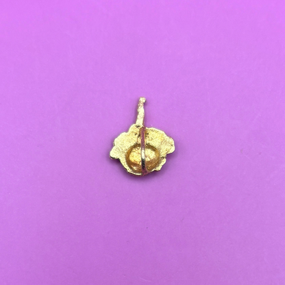 14k rose with hidden bail charm