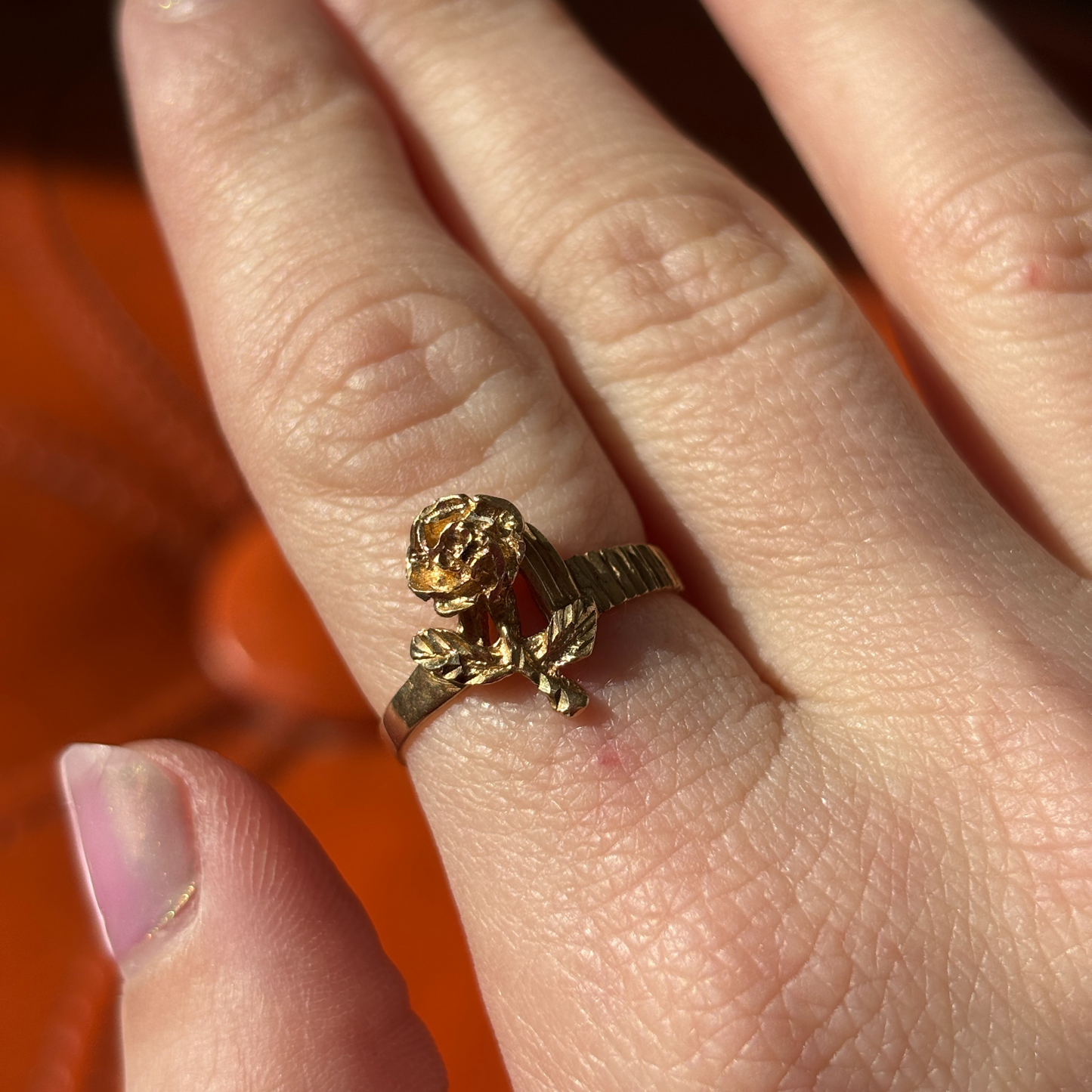 14k rose ring