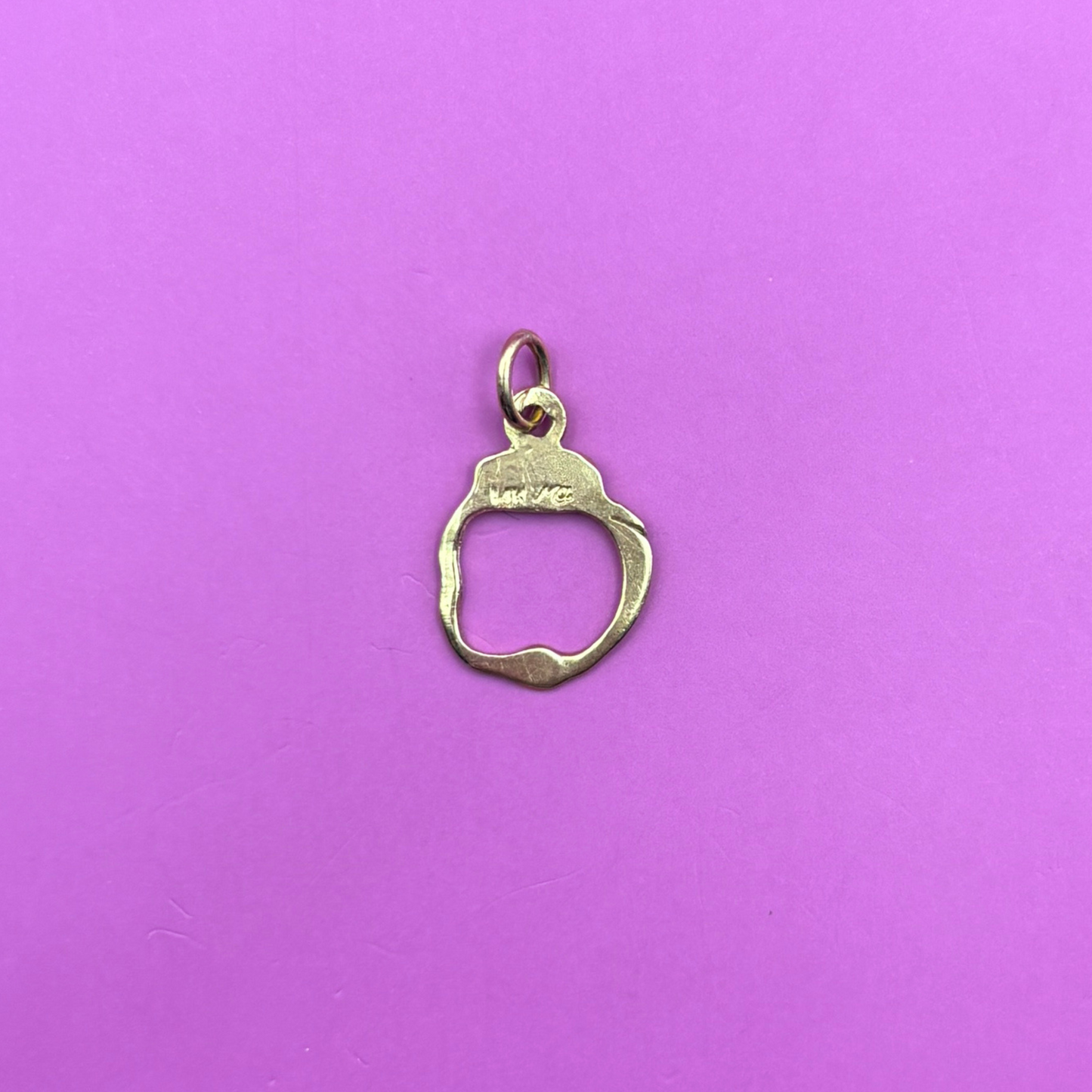 14k single handcuff charm by Michael Anthony