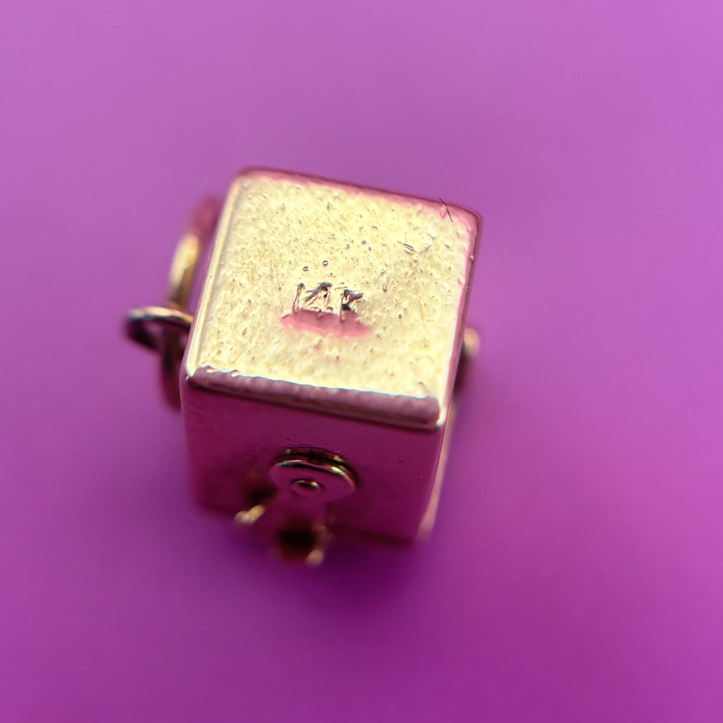 14k jack in the box charm