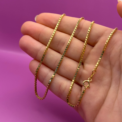 14k box chain 20’’