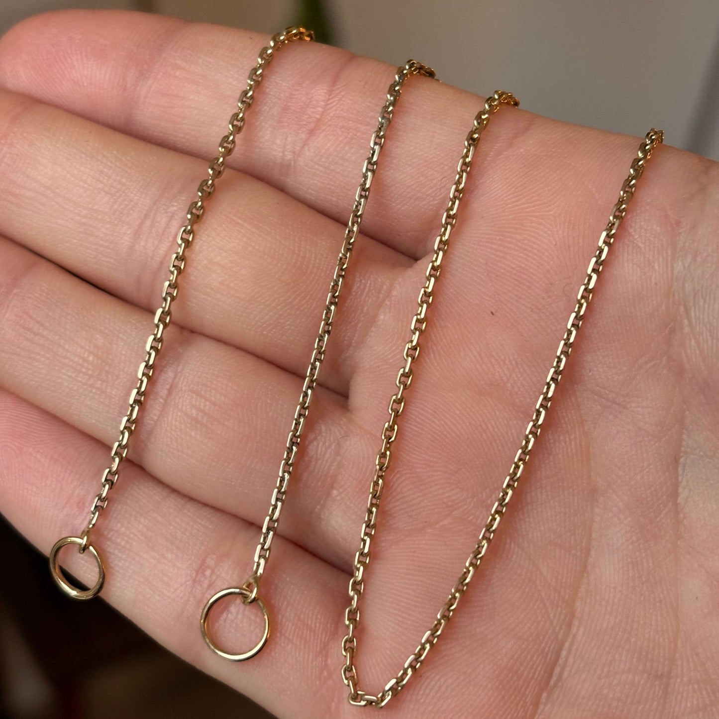 10k biker sans-a-clasp chain 22"