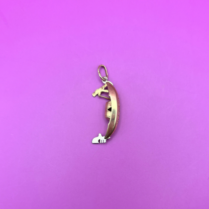 18k gondola charm