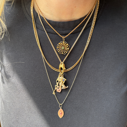 14k vintage curb chain 18’’
